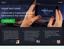 Tablet Screenshot of myastrologyadvisor.com